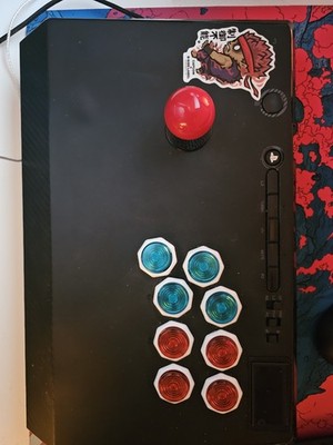 Quanba Titan (PS5/PC) Custom 35mm Lever Hole And Gamer Finger Buttons