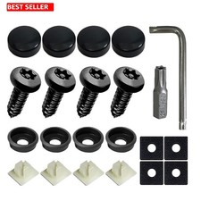 M6 14 Anti-theft License Plate Screws - Corrosion Resistant Easy Install