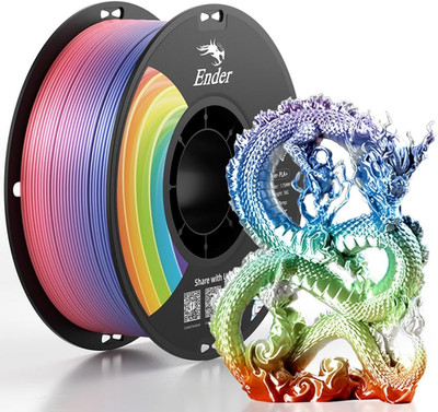 3D Printer Filament, Rainbow PLA+ Filament 1.75Mm, Multicolor PLA plus Strong To