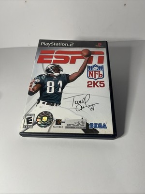ESPN NFL 2K5 PS2 PlayStation 2 - with Manual case not in best shape 