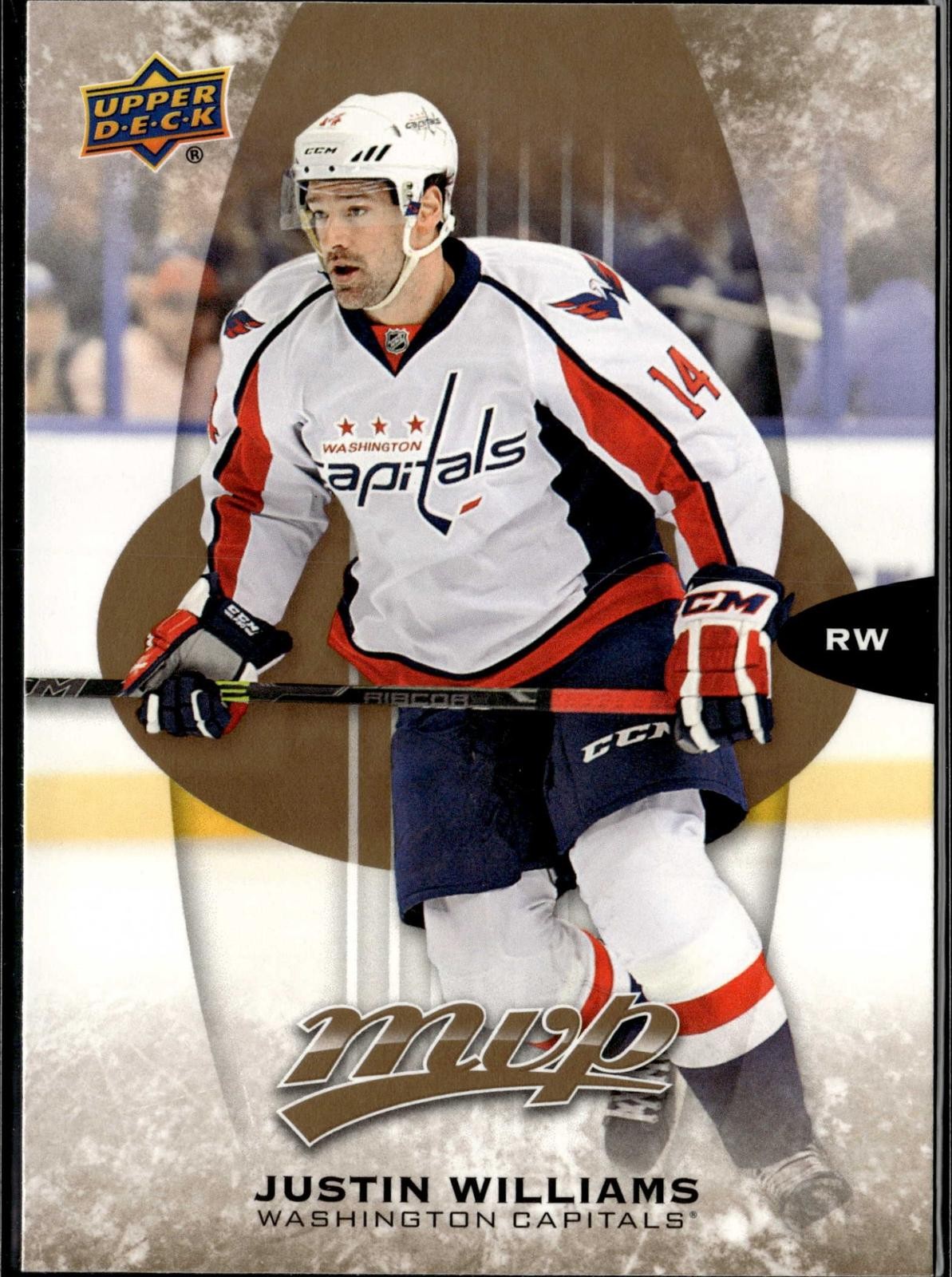 2016-17 Upper Deck MVP #187 Justin Williams