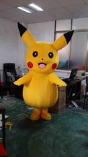 Pikachu Mascot Adult Costume for Birthday Halloween Events Parties Dress