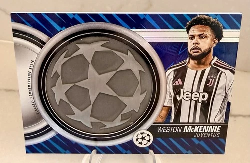 Topps 2025-26 UEFA Club Competitions Starball Relic Weston McKennie SCR-WM USA