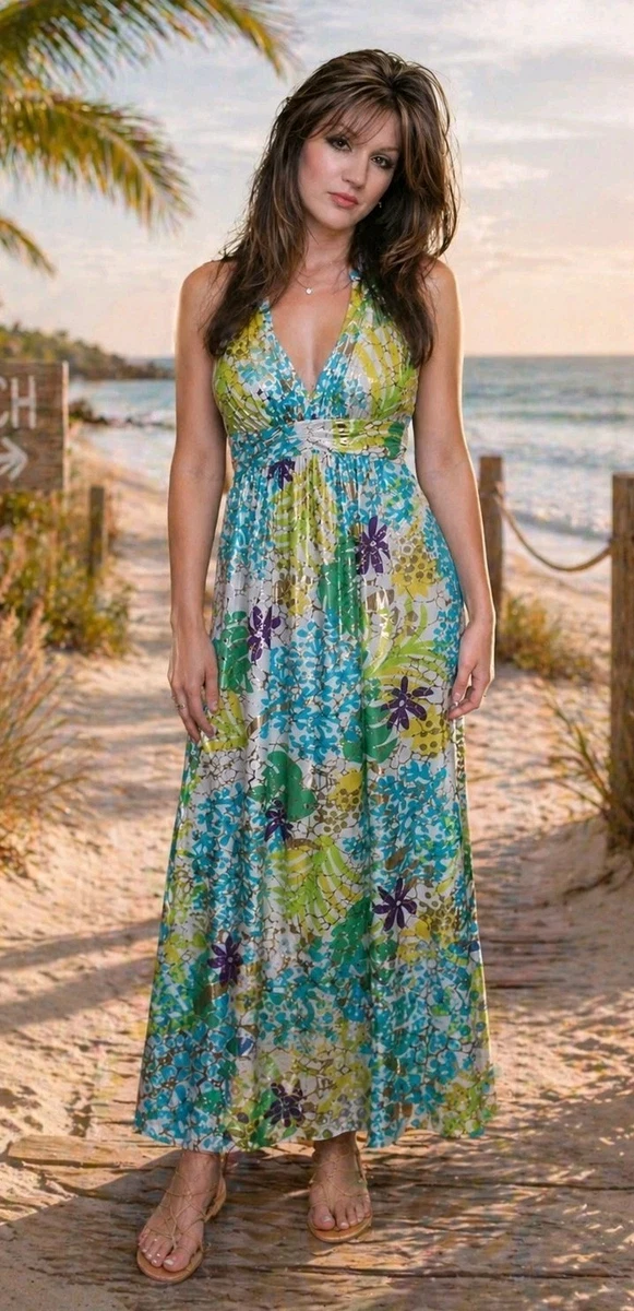shoreline beach dresses Ruffle Maxi Dress, Tulum Beach Dress, Long Dresses main image 0
