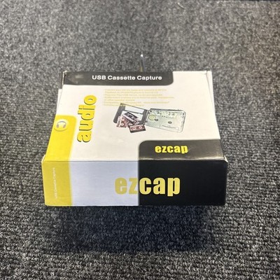 USB Cassette To MP3 Converter Capture EZCap Audio Super USB Portable CassetteNIB