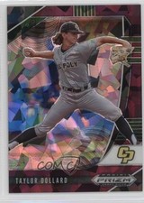 2020 Panini Prizm Draft Picks Burgundy Cracked Ice 17/23 Taylor Dollard 0q3
