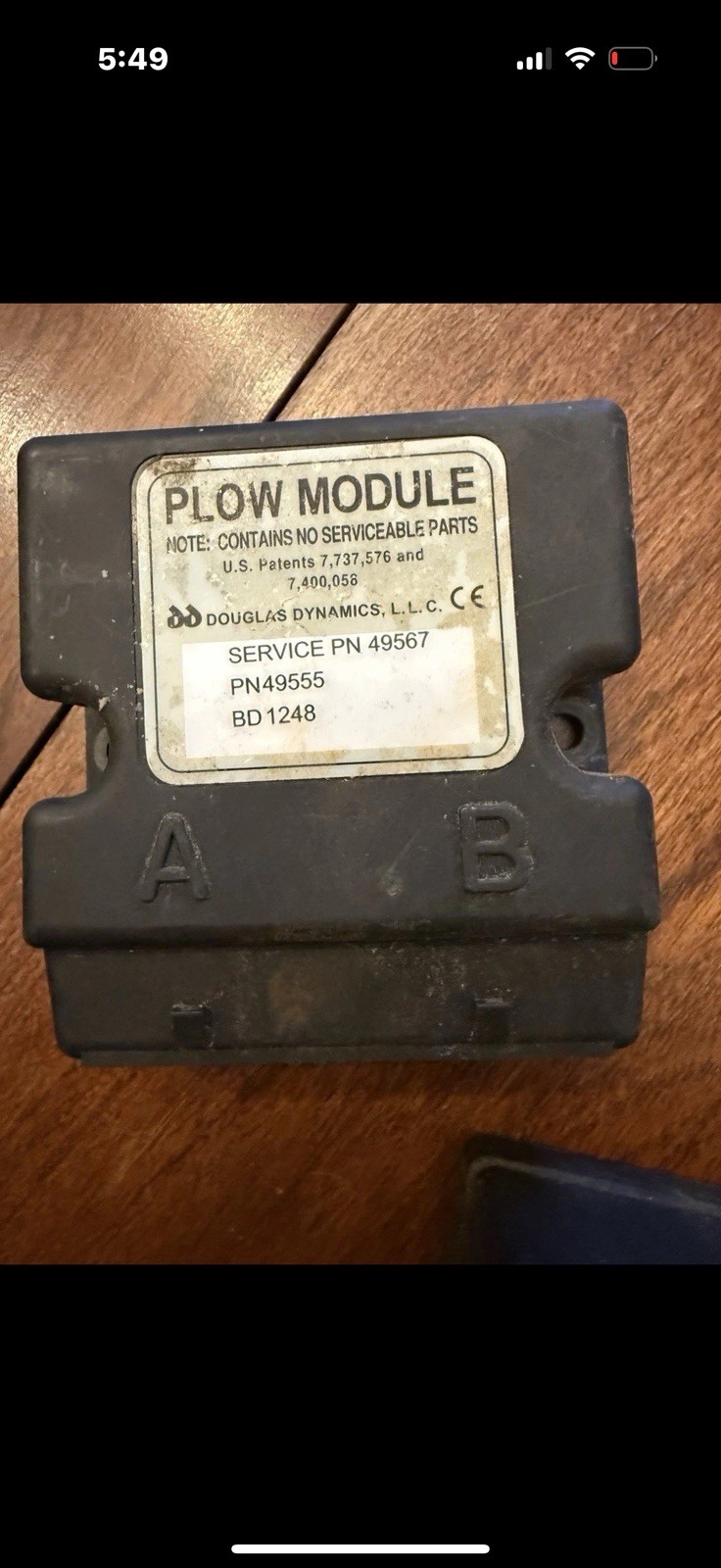 Real OEM Fisher Western 49567 2 Port Isolation Plow Module
