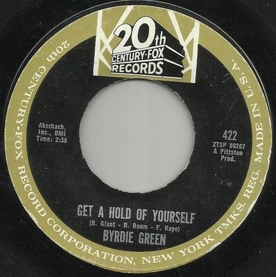 Byrdie Green - Get A Hold Of Yourself (7'') (Near Mint (NM or M-)) - 1493916160