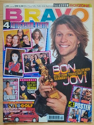 BRAVO Nr.24 vom 8.6.1995 Boyzone, Rednex, Take That, Offspring, Michael Jackson