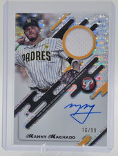 Manny Machado 2025 Topps Pristine Pulsar Refractor Patch Auto 16/99 #PPAR-MMA