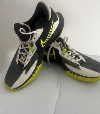 Men's Nike Precision 6 Basketball Shoes Sneakers Black,White &Volt Green Sz 9.5