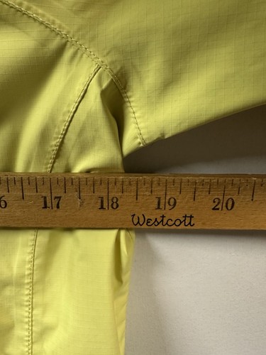The North Face Jacket Girls XL 18 Hyvent Rain Hood Windbreaker Coat Yellow - Picture 6 of 7