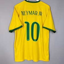 BRAZIL 2014 2015 HOME FOOTBAL SHIRT SOCCER JERSEY NIKE 575280-703 10 NEYMAR JR