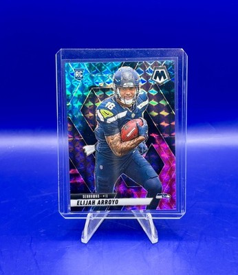 2025 Mosaic Choice Elijah Arroyo Rookie Nebula Prizm 1/1 Seahawks no. 374