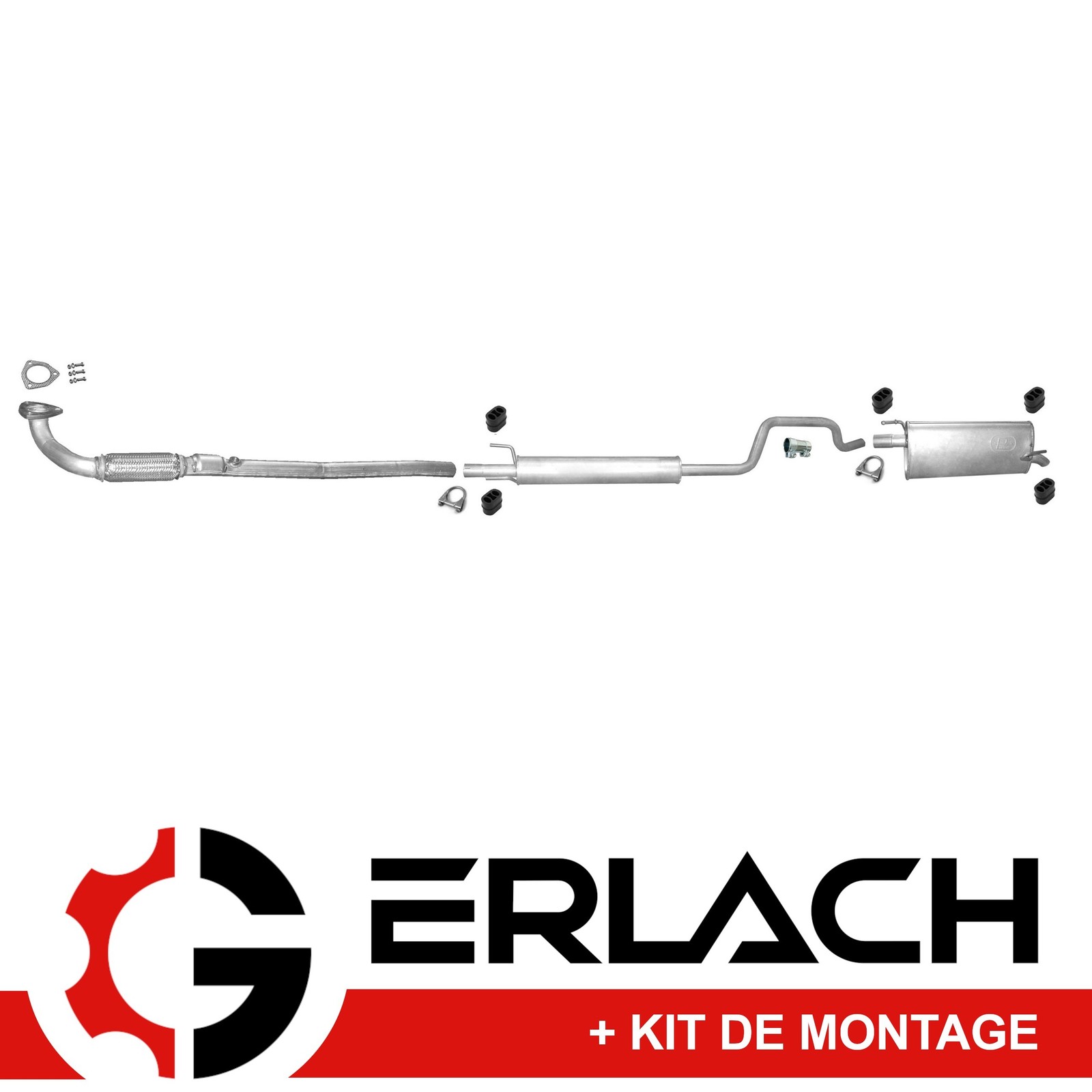Echappement silencieux Opel Meriva A 1.6 contre les bruits moteurs et le controle technique