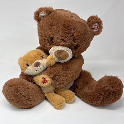 Hallmark Singing COUNT ON ME Bears 15'' Plush Set Bruno Mars Brown  2016 New
