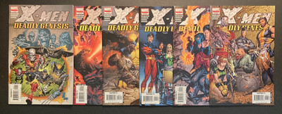 X-Men Deadly Genesis #1-6 (2006) VF Complete Set 1st App Vulcan Marvel Comics