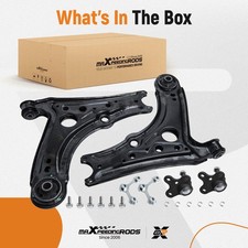 QUERLENKER + TRAGGELENKE VORNE LINKS&RECHTS SATZ FÜR VW POLO 6N1 6N2 SEAT AROSA