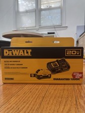 Dewalt 20 Volt 6 Ah battery And 6 Ah Charger DCB206C