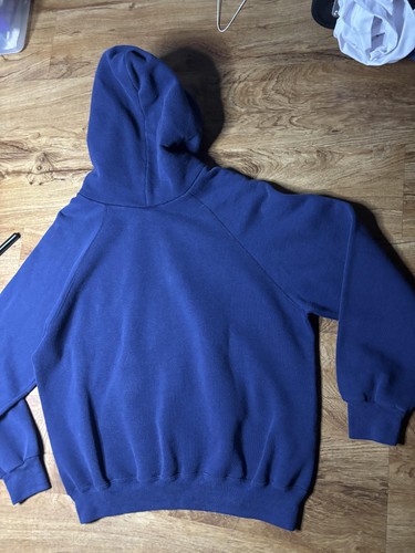 Sudadera con Capucha Nike De Colección Para Hombre Grande Azul Hecha en EE. UU. Swoosh Bordada Pullover Años 90 - Imagen 15 de 15