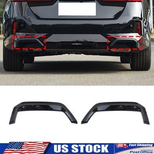 Rear Bumper End Gloss Black Accent Trim Cover Fits Bmw 5 Series G60 2024 Rear Bumper End Gloss Black Accent Trim Cover Fits Bmw 5 Series G60 2024