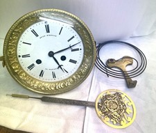 Uhrwerk für Biedermeier Uhren Um 1840 Portal Hausmeister Uhr