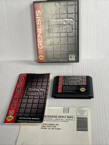 RoboCop vs. The Terminator (Sega Genesis, 1993) CIB Complete