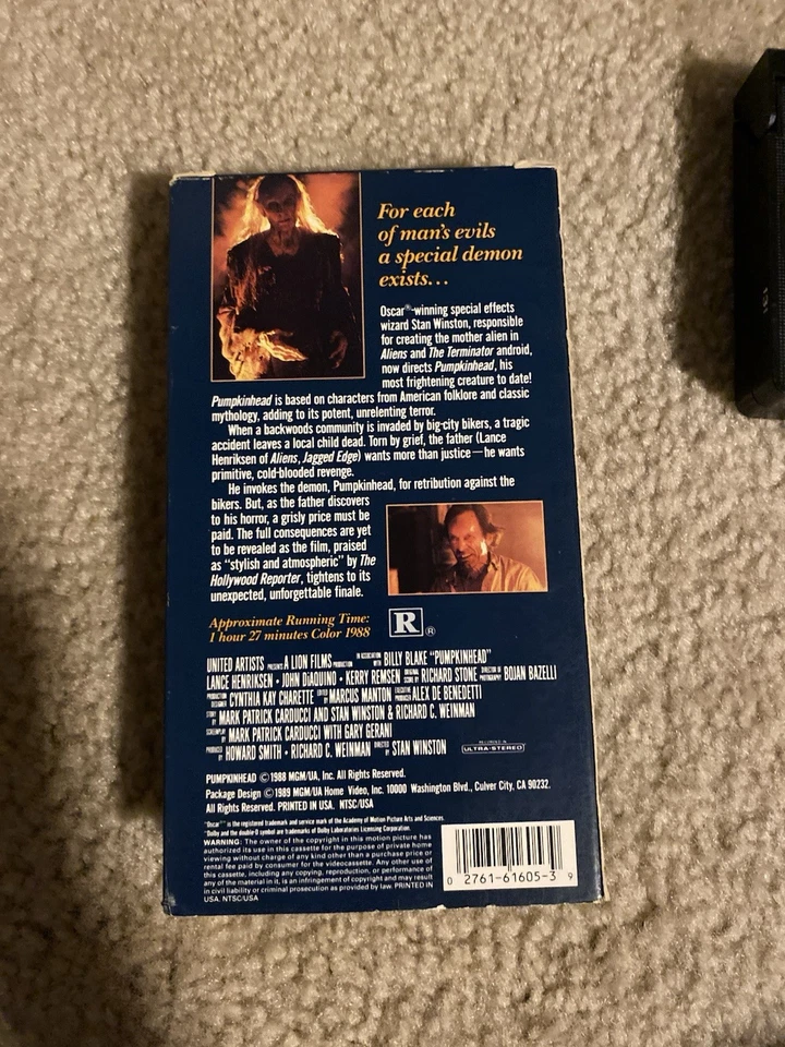 Pumpkinhead (VHS, 1988) Foto 4 de 4