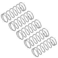 Druckfeder Set 5 Stück aus Edelstahl 0,6x8x20mm Kompressionsfedern