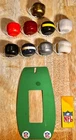 Vintage NFL Mini Gumball Helmet Lot 9 Football Helmets + Goalpost Pieces