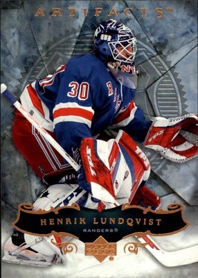 Henrik Lundqvist cards (2006-2019) Rangers - You Choose