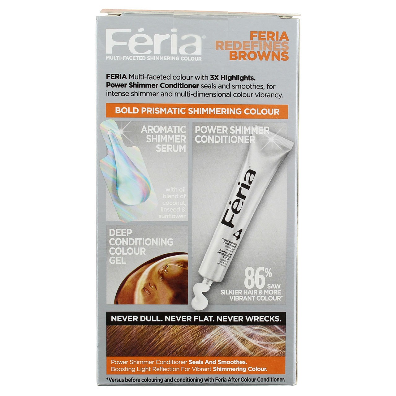L'Oreal Paris Feria Multi-Faceted Hair Color, Light Golden Brown 63