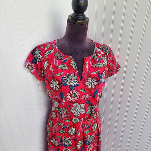 Chemise Femme Talbots - Taille S, Rose Vif, Manches Courtes - Col V - Très Bon état