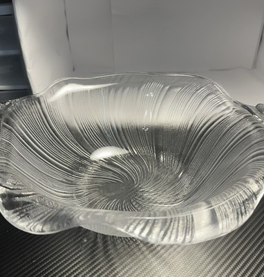 Mikasa 5 Vintage Studio Nova Art Clear Glass Seashell Glass Bowls Set Of 5 