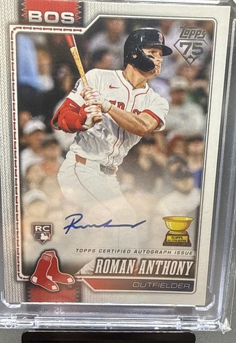 Roman Anthony #189 2026 Topps Flagship Real One Autograph card