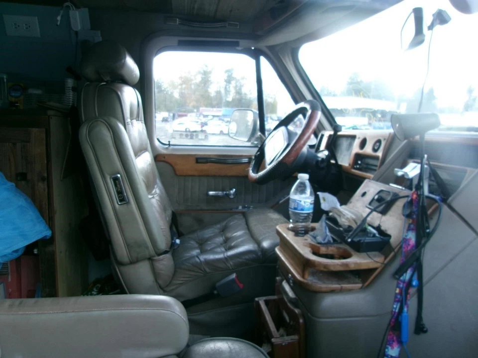 Side View Mirror Dual Mirror 4 Bolt Mounting Fits 80-96 CHEVROLET 30 VAN Foto 3 de 4