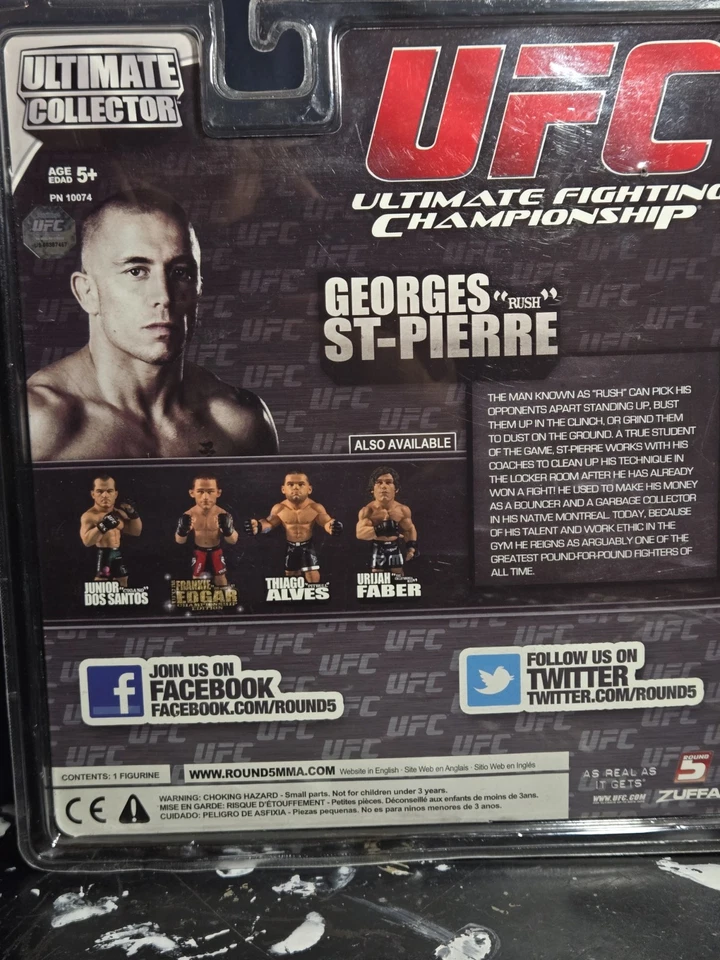 Georges Rush St Pierre UFC Ultimate Collector Paquete Sellado Nunca Abierto 2011 Foto 2 de 4