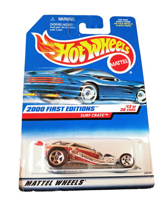    Hot Wheels SURF CRATE von 2000 in OVP * Surfbrett onboard * MOC