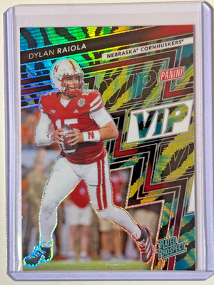 2025 PANINI VIP GOLD PACK BAJA PRIZM SP DYLAN RAIOLA NEBRASKA RATED RC