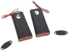 Pro-One Performance Fender Strut LED Marker Lights - Black/Red LEDs 909108BR