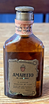 Amaretto di Saronno Miniature Liquor Bottle Mini Vintage Liqueur