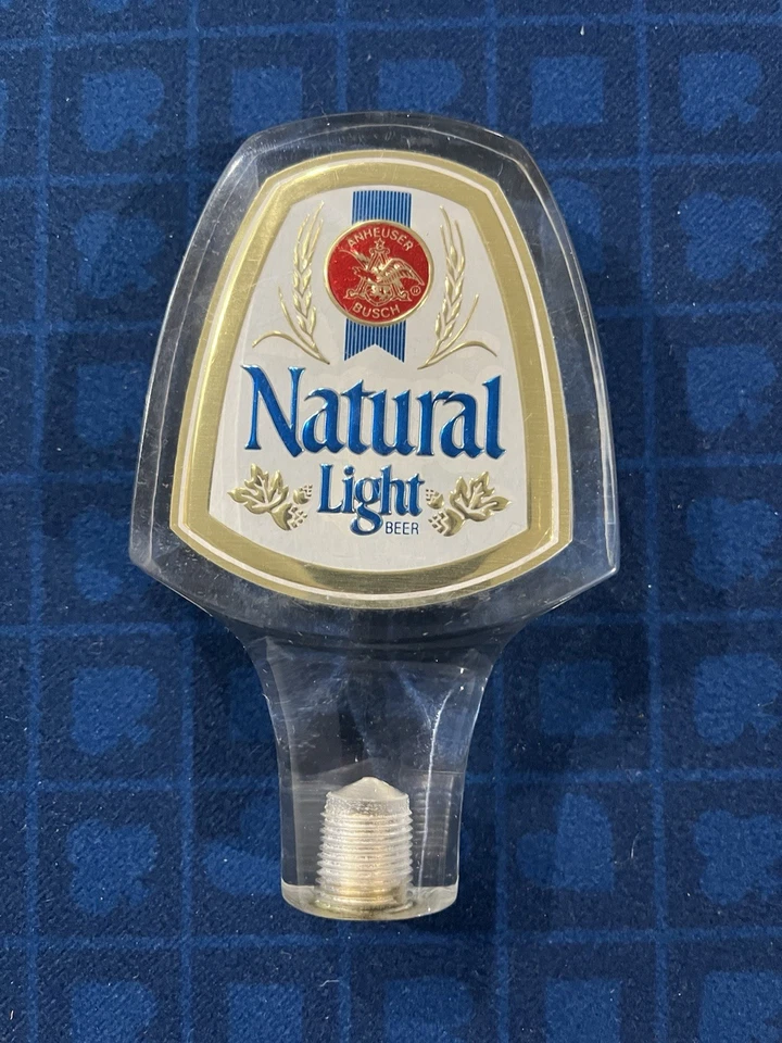 Set Of 4 Vintage Beer Tap Handles Budweiser Busch (x2) Natural Light - Image 3 of 4