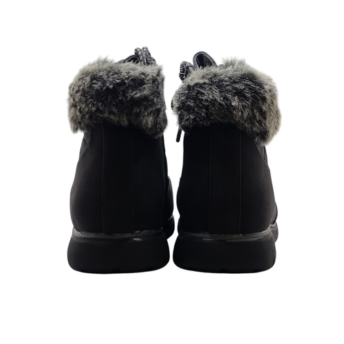 Karen Scott Wanona Damen Kunstleder Bootie Stiefeletten schwarz 7M *imperfekter Karton* - Bild 4 von 7