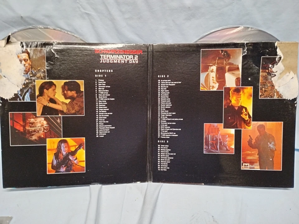 Terminator 2 Judgment Day 1991 Live Home Video LD68952-2 Laserdisc Super 35 R - Image 3 of 4