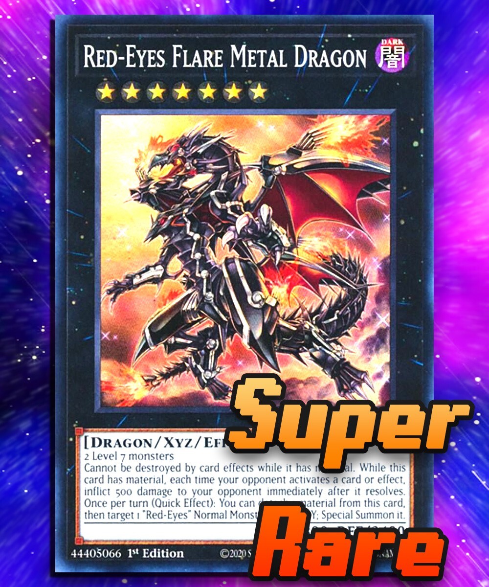 Red-Eyes Flare Metal Dragon (SR) RA01-EN038 Super Rare 1st Edition LP