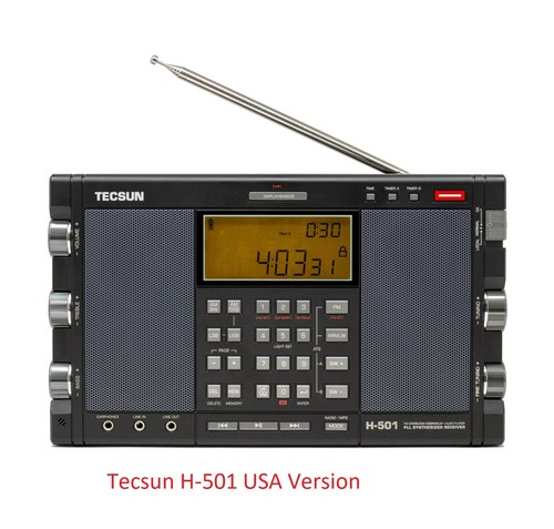Used Tecsun H-501 AM FM Shortwave Single Side Band with DSP triple conversion - Picture 2 of 8