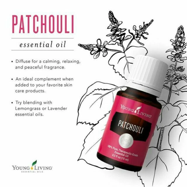 Patchouli 15ml Young Living Essential Oils Support Health 100% Pure New