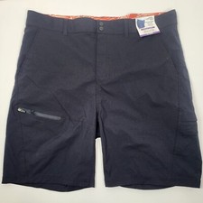 Mens Reel Life Riptide XX Large Black 9" Flat Front Shorts New With Tags