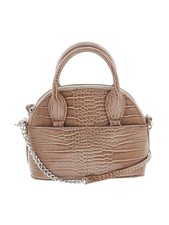 Zara Women Brown Leather Satchel One Size