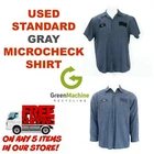 Used Work Shirts Cintas, Redkap, Unifirst, G&K Gray Microcheck